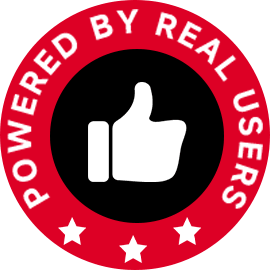Powered by real users